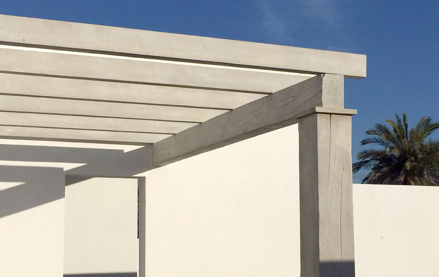 pergola de hormigon